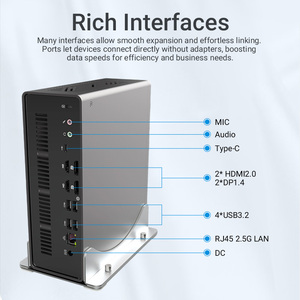 High Performance Compact 12GB DDR4 3200MHz WiFi 5+BT4.2 Win11Desktop Gamer Mini Industrial Computer I7/i9 RTX3060 Gaming Mini PC - Product Image 5