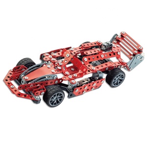 370件组装金属块玩具车赛车模型构建套件 - Product Image 5