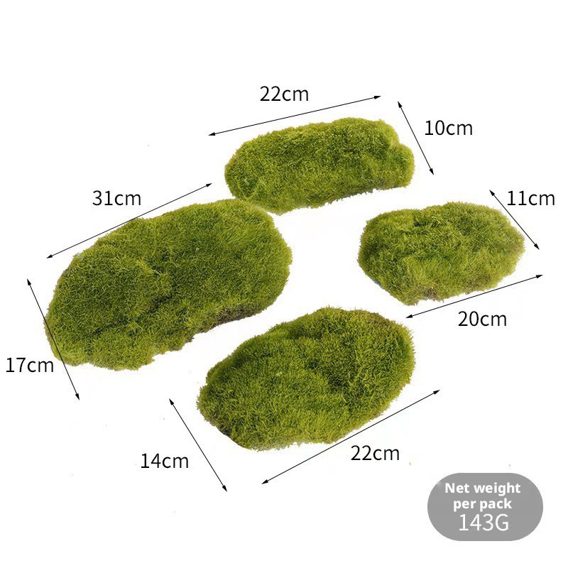 boules de mousse vert foncé