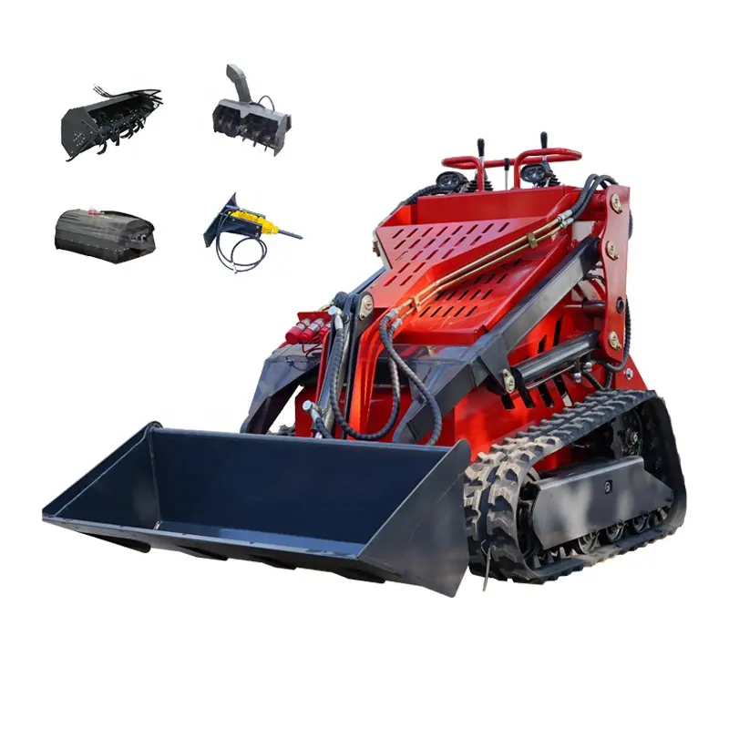 Spedizione gratuita!!! Ce Epa Diesel giardino casa cingolato 360 480 internazionale Mini piccolo Skid Steer Loader