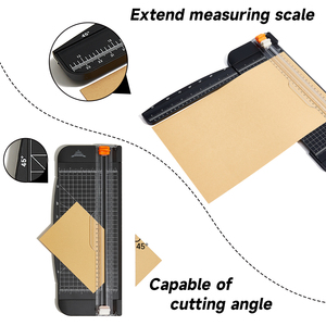 JIELISI Factory OEM 929 A4 Manueller tragbarer anpassbarer Papiers ch neider für gerade Polyline-Abschrägung - Product Image 5
