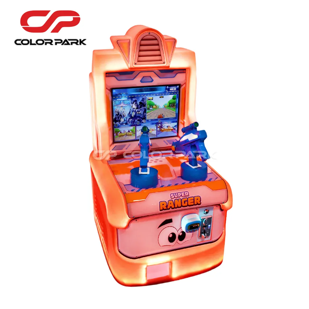 Parco colorato al coperto per bambini di intrattenimento per divertimento videogioco a gettoni per bambini macchina arcade