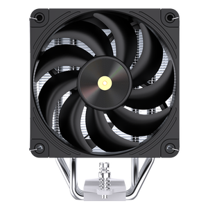 LOVING COOL CPU-Luftkühler mit Temperatur anzeige 4 Wärmer ohr Kupfer kühlkörper RGB-Deckel 120mm Intel 1700 AM5 CPU-Lüfter - Product Image 4