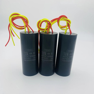 洗衣机用CBB60 450VAC电机启动四线电容器双电容CBB60双电容器 - Product Image 3