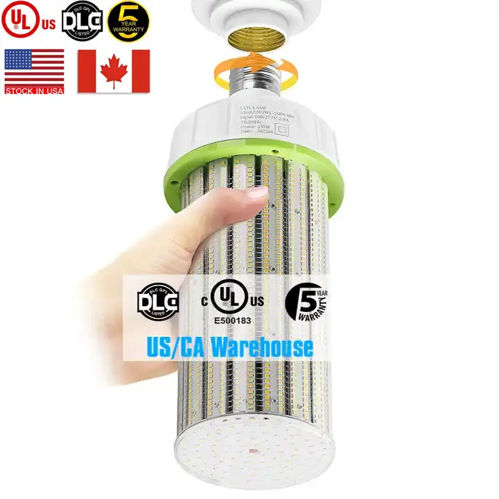 USA/Canada In Stock 30W 40W 60W 80W 120W 160W 250W 300W E26 E39 E40 200w E27 100w 50w lampadine a LED lampadina a mais