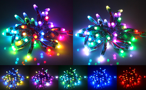 5V 12V 9MM 12MM WS2811 RGB LED Pixel digitale diffuso singolarmente indirizzabile modulo Pixel LED IP68 impermeabile - Product Image 6
