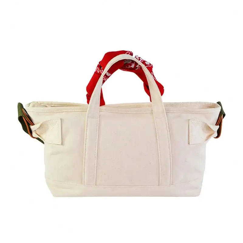 Vendita di fabbrica varie specifiche borsa per la spesa verde a basso prezzo pacchetto Sona Fashion design tote Bag in tela con cerniera