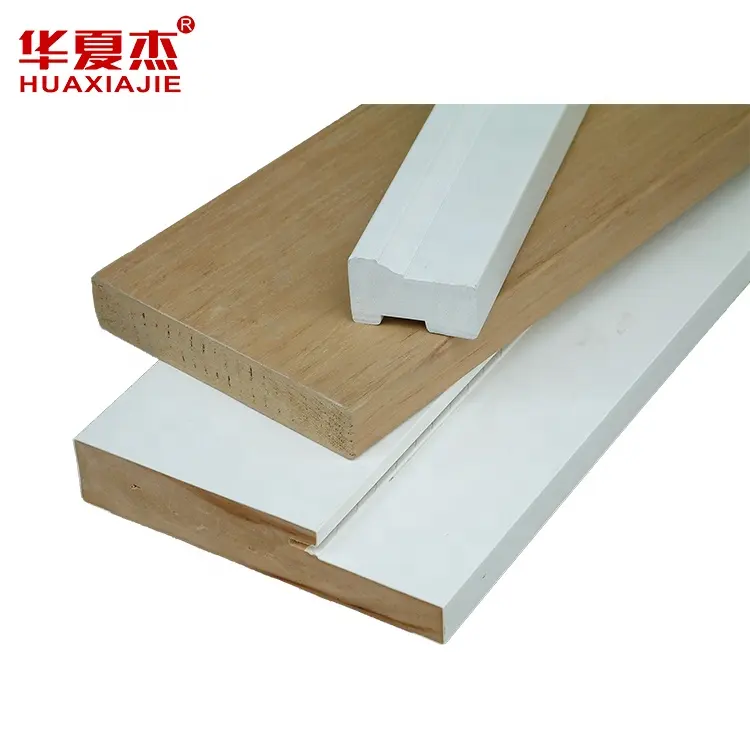 Marco de puerta de PVC/WPC, perfil de madera, ventana de espuma, proveedor Chino, precio de coste