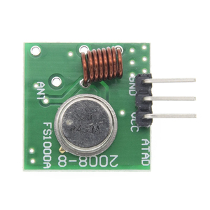 433Mhz RF Wireless trasmettitore e ricevitore Kit 5V DC