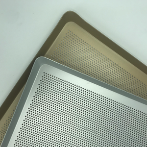 Tùy chỉnh cấp thực phẩm thép không gỉ đục lỗ khay nướng & Pan với lỗ tròn cho các bộ lọc ứng dụng - Product Image 5