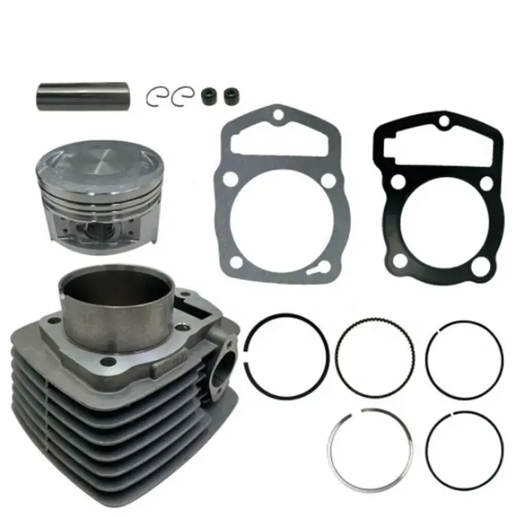 Blok silinder Kit silinder 63.5MM pengganti sepeda motor 200CC untuk Honda CB200 bor 200cc ATC200 XL200