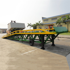 DCQH OEM 10t Adjustable <strong>Movable</strong> Portable Mobile Hydraulic <strong>Loading</strong> <strong>Dock</strong> Ramp for <strong>Loading</strong> <strong>Container</strong> - Product Image 4