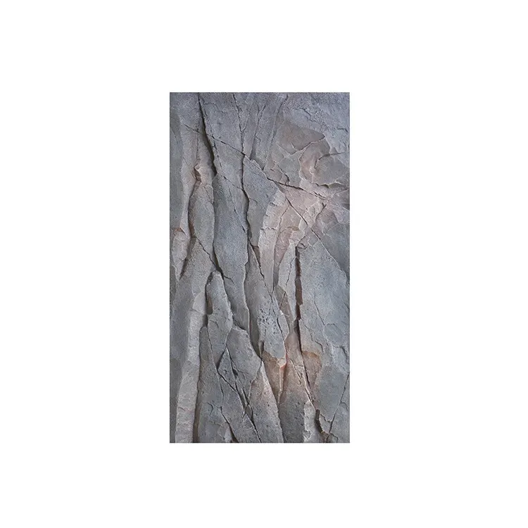 PU mewah buatan manusia Batu Tunggal panel satu dinding dekoratif panel dinding poliuretan batu veneer