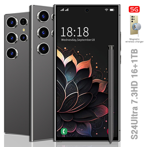 2025 S24 ULTRA sbloccato Smartphone con schermo HD Quad Core CPU LTE CDMA 108MP fotocamera posteriore