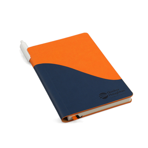 A5 Soft-Faced PU Leather Notepad Set <strong>with</strong> Pen <strong>Inserting</strong> Business Office Supplies <strong>Notebook</strong> Plus Logo - Product Image 3