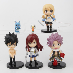 6ピース/セットアニメフィギュアクリスマスアクション玩具フィギュアアニメーション派生物アニメモデルカスタムPVCフィギュア