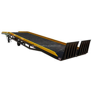 6-15 Ton <strong>Container</strong> <strong>Loading</strong> <strong>and</strong> <strong>Unloading</strong> Ramp Hydraulic Yard Cargo <strong>Loading</strong> Dock Leveling <strong>Machine</strong> Forklift <strong>Loading</strong> Ramp - Product Image 1