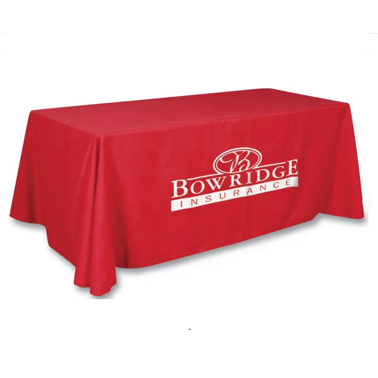 Nappe de table extensible personnalisable, couverture pour spectacle avec logo, nappe à impression personnalisée, 3/4/5ft 6ft