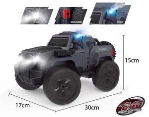 RC2002ไฟ LED ในร่มความเร็ว10กม./ชม. ฟังก์ชั่นพ่นควันรถของเล่น RC สำหรับเด็ก - Product Image 3