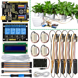 Keyestudio DIY elektronik sulama kiti Arduino DIY programlama için kapasitif toprak nem sensörü ile otomatik su çiçekler