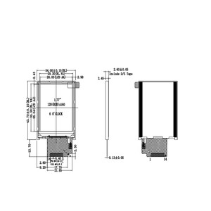 1,8 Zoll 128*160 Serielles SPI-TFT-Farb-LCD-Modul 128x160 Display ST7735 Mit SPI-Schnitts telle 5 E/A-Anschlüsse für Arduino Diy Kit