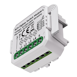 YiHi00 Zigbee 10A 4 canali Smart Switch modulo Zigbee Tuya SmartSwitch modulo relè interruttore per automazione domestica intelligente - Product Image 3