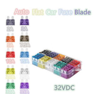 10Ampヒューズ32vカーブレードタイプスイッチフラット速断型自動ヒューズATO32VDC 10aLED自動車用ヒューズ0297010.WXNV - Product Image 6