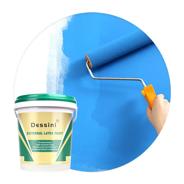Dessini строительное покрытие для украшения латексное водонепроницаемое покрытие для наружных стен краска