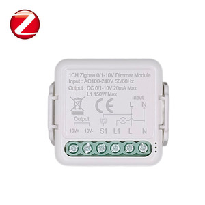 Zigbee3.0スマートtuya 0/1-10V DIY LED調光器調光可能スイッチモジュール240vはalexaおよびGoogleHomeで動作します - Product Image 1