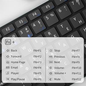 Rapoo 9000s Newest Silent Wireless Ergonomic Ultra Thin Slim Office 78Key Mat <strong>Mini</strong> <strong>Keyboard</strong> <strong>and</strong> Mouse - Product Image 4