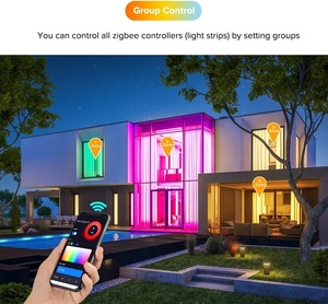 Прямая Продажа с фабрики Zigbee Multi Zone RGB RGBW RGBCCT 5 в 1 светодиодный регулятор света таймер - Product Image 3