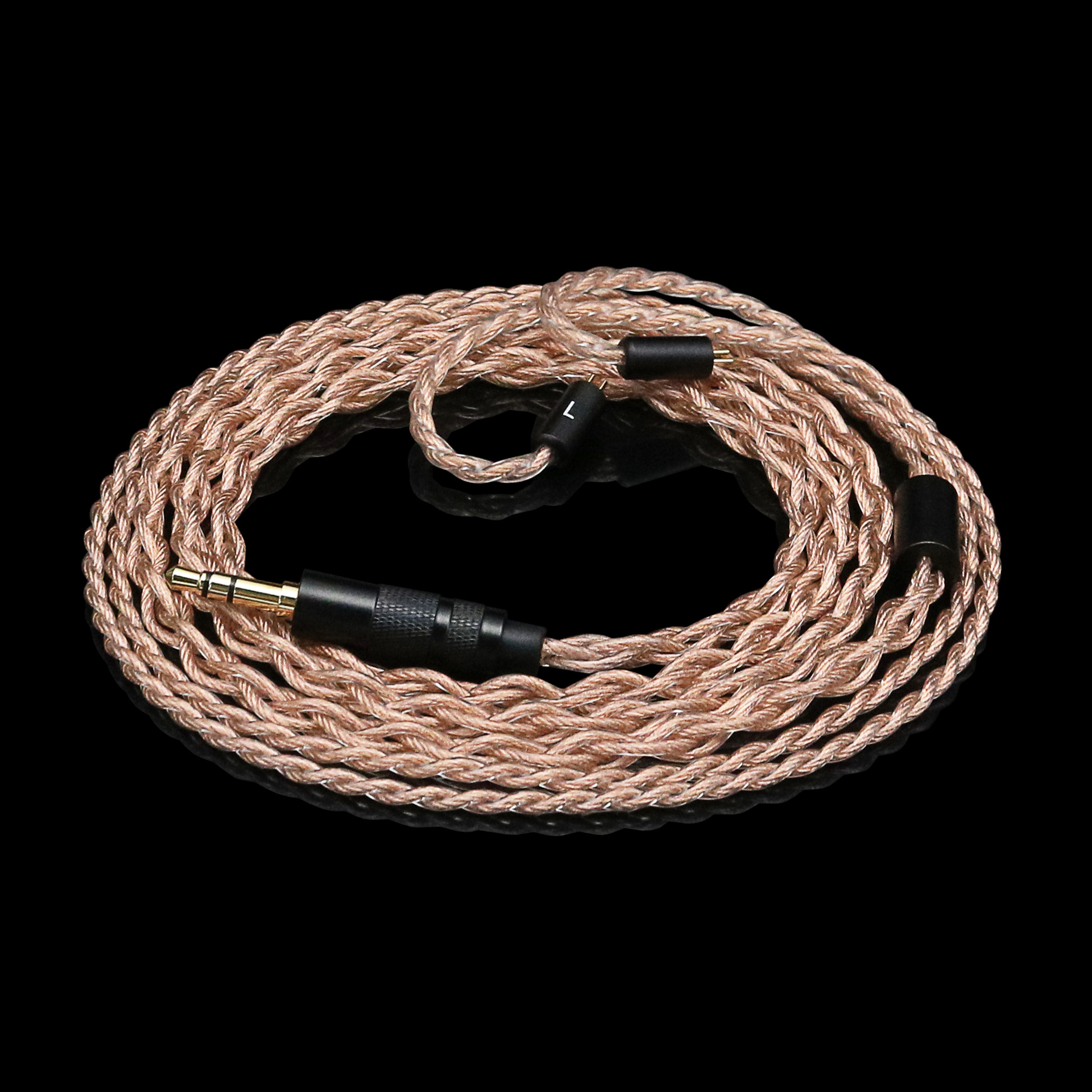 Cable de auriculares de cobre monocristalino 7N