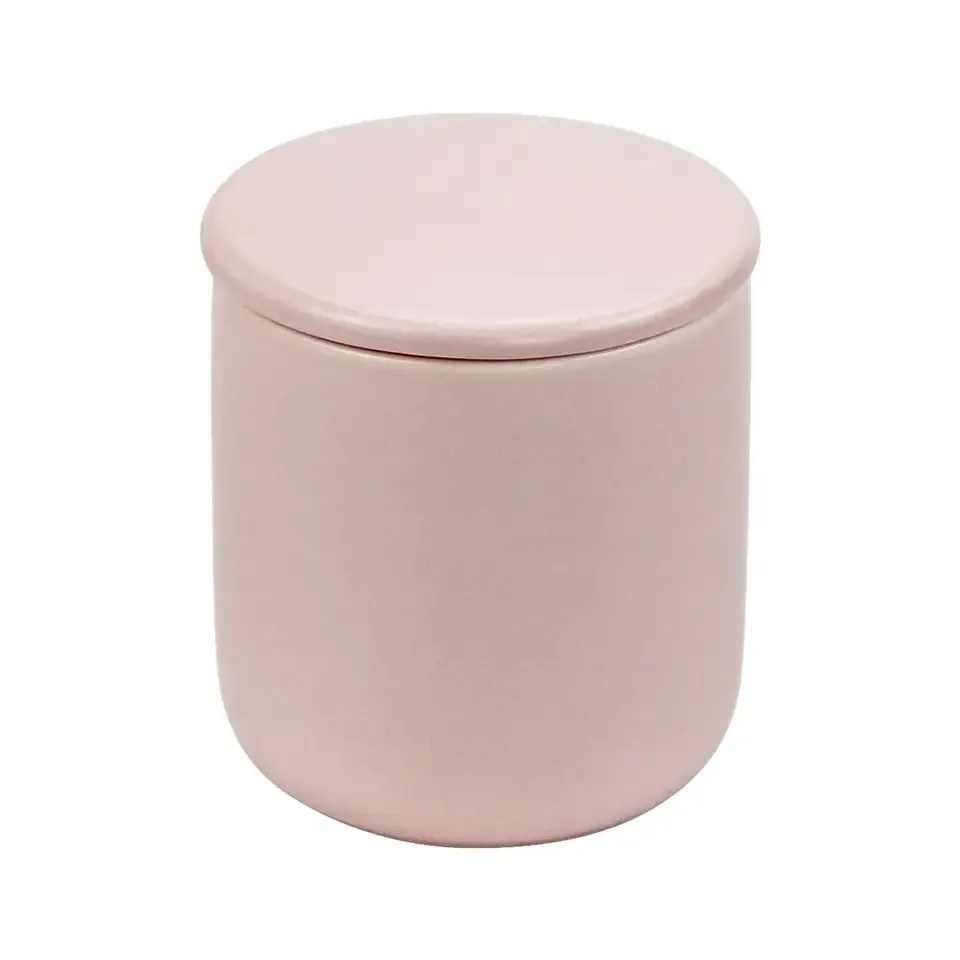 Velas perfumadas de primera calidad al por mayor directas de fábrica en tarro de vidrio blanco rosa con caja de regalo de boda de lujo