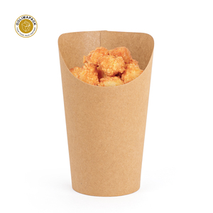 OOLIMAPACK环保炸薯条支架炸鸡盒炸薯条勺杯