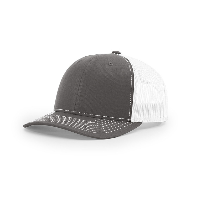 Charcoal + white mesh