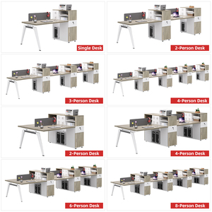Schreibtisch Büro Personal Schreibtisch einfache moderne Bildschirm Station Schließfach Trennwand Mitarbeiter <span class=keywords><strong>Computer</strong></span> Schreibtisch