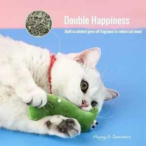 <strong>Catnip</strong> <strong>Cats</strong> Toy with <strong>Catnip</strong> Plush <strong>Cat</strong> Toys for Kitten Teeth Grinding Thumb Pillow Chewing Toy Claws Thumb Bite Pet Accessories