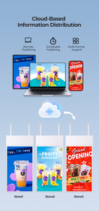 Segnaletica digitale a doppia faccia con frequenza di aggiornamento rapida da 43 pollici per un movimento fluido - Product Image 2