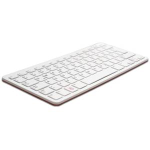 Frambuesa Pi®Teclado USB ROJO/BLANCO (EE. UU.)-Inglés de EE. UU., Blanco QWERTY, Hub USB rojo (940910823209) - Product Image 1