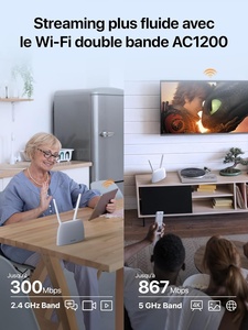 Ac1200 dual-band <span class=keywords><strong>Wifi</strong></span> <span class=keywords><strong>Router</strong></span> 4G LTE Sim 4g07 lều 2 ăng-ten bên ngoài có thể tháo rời LAN/WAN cổng không có cấu hình yêu cầu New CPE - Product Image 2