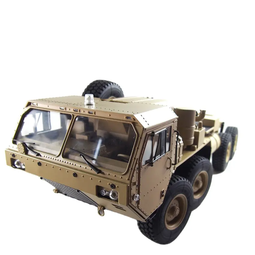 1:12 Alloy Electric Off Road Vehicle Toy 8 Wheel Drive Rc Army Truck Remote Control Car Monster Truck