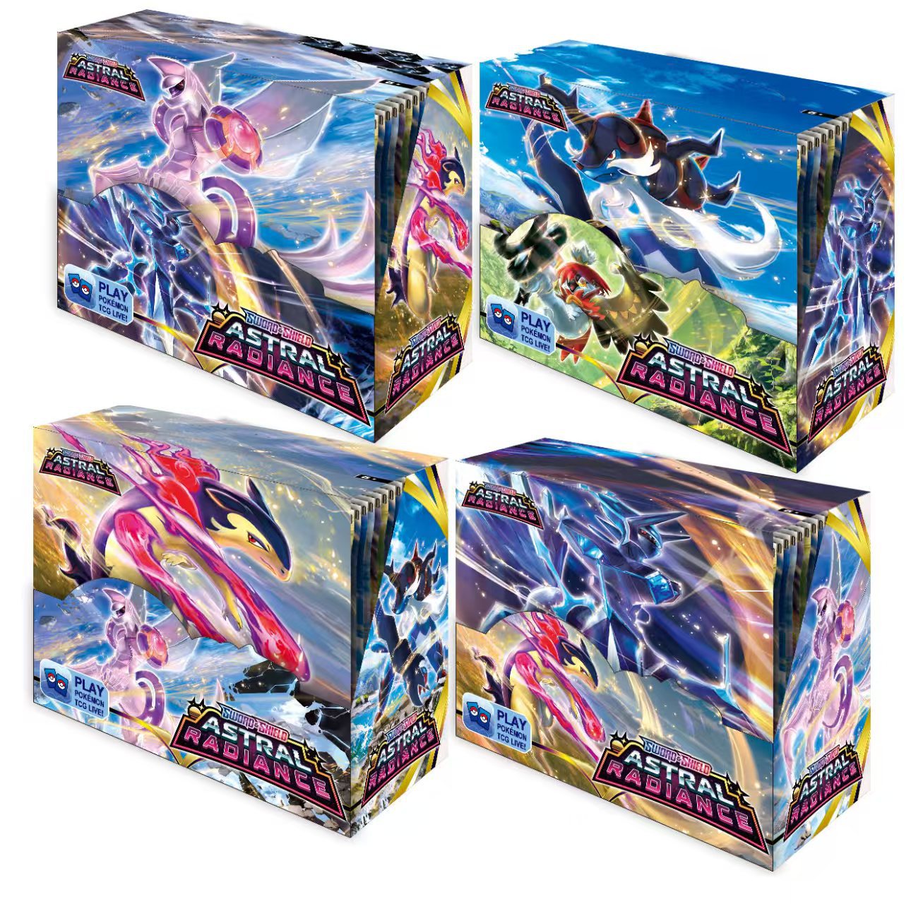 English blind box astral radiance-360 cards per box-e19