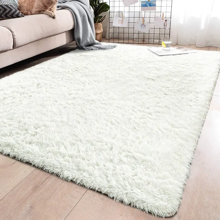 Super Soft Modern Shag Area Rugs Fluffy Living Room Carpet
