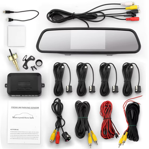 Kit de pantalla de vehículo inalámbrico de 4,3 pulgadas con sensor de imagen AHD Sistema de radar de marcha atrás de respaldo y garantía de 1 año - Product Image 6