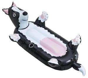 Zomer opblaasbare zwembadvlot voor honden, zwart, voor tieners, volwassenen en huisdieren. Nieuw ontwerp opblaasbare Border Collie honden zwembadvlot voor de zomer. - Product Image 1