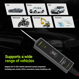 Automotive Circuit Tester 12V-24V DC <strong>Tool</strong> Power Supply Probe Polarity Detection <strong>Tool</strong> Electrical System Diagnostic <strong>Tool</strong> - Product Image 5