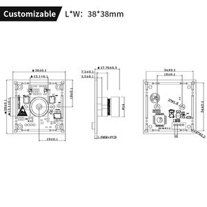 OEM 2MP 1/2.7inch Coms PS5268 <strong>Sensor</strong> 1080P 86dB Wide <strong>Dynamic</strong> <strong>Range</strong> Camera USB Module for Access Control System - Product Image 5