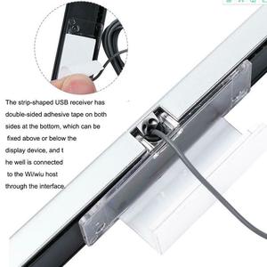 Wii Remote Controller PC Sensor Bar <strong>USB</strong> Plug Replacement Accessory Made of Plastic Used Dolphin IR Signal Ray for Use Wii Remote
