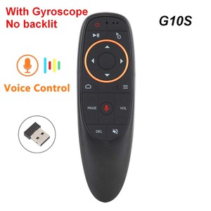 G10S hava fare sesli uzaktan kumanda 2.4G USB alıcısı ile jiroskop IR öğrenme Mini kablosuz akıllı uzaktan kumanda için Android TV kutusu - Product Image 2