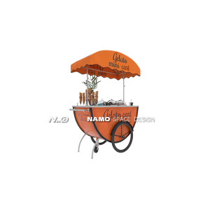 Tay đẩy trái cây sữa đồ uống hiển thị giỏ hàng Snack nước trái cây thực phẩm giỏ hàng <span class=keywords><strong>Ice</strong></span>-<span class=keywords><strong>Cream</strong></span>-<span class=keywords><strong>Cart</strong></span> xe đẩy - Product Image 5